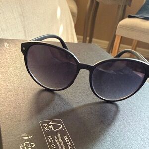 7 For All Mankind Black Sunglasses